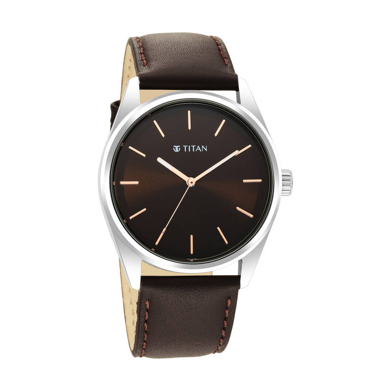 Buy Titan Neo 1866SL02 Brown Dial Analog Watch For Men 1866SL02 Online