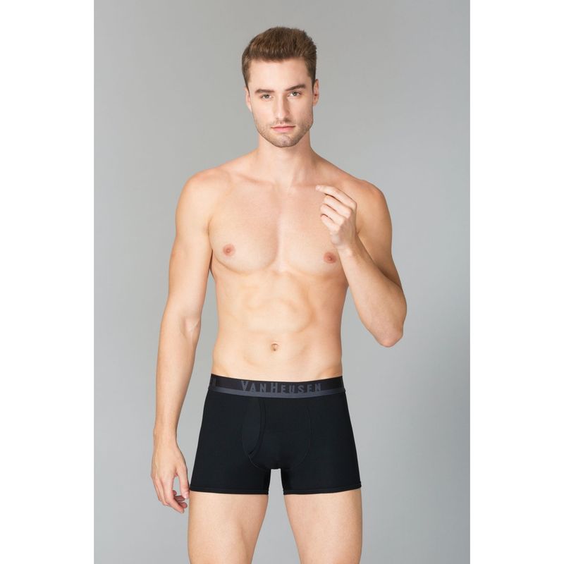 Van Heusen Men Swift Dry & Breathable AIR Series Trunks - Black (S)