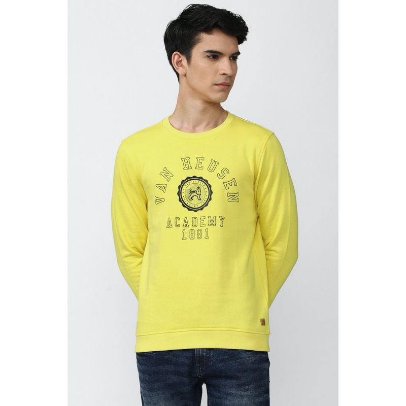 Van Heusen Yellow Sweatshirt (M)