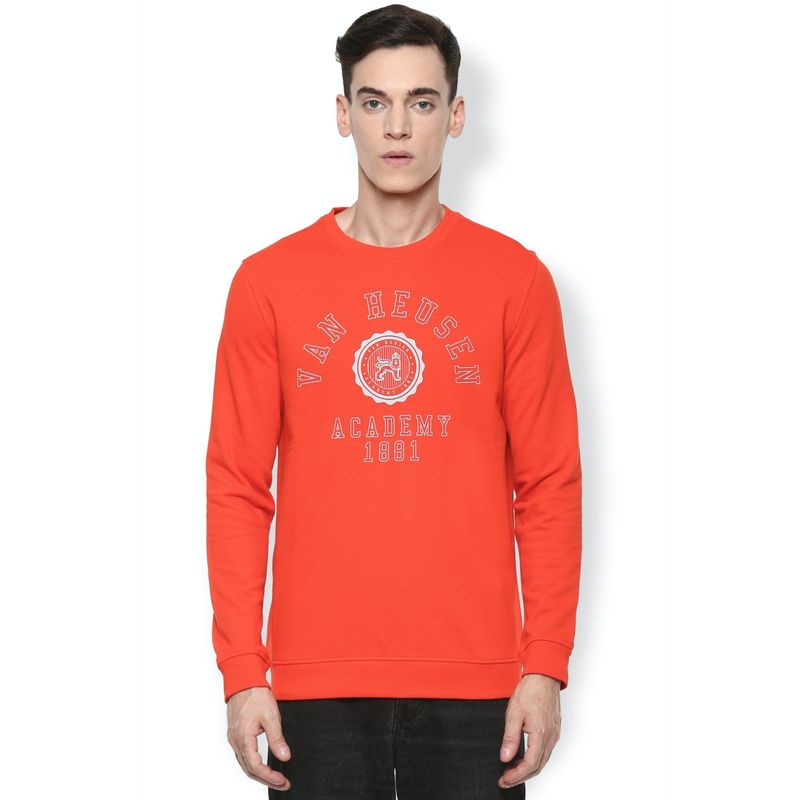 Van Heusen Orange Sweatshirt (M)