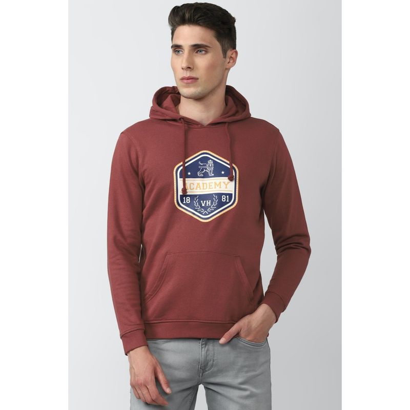 Van Heusen Maroon Hoodie (M)