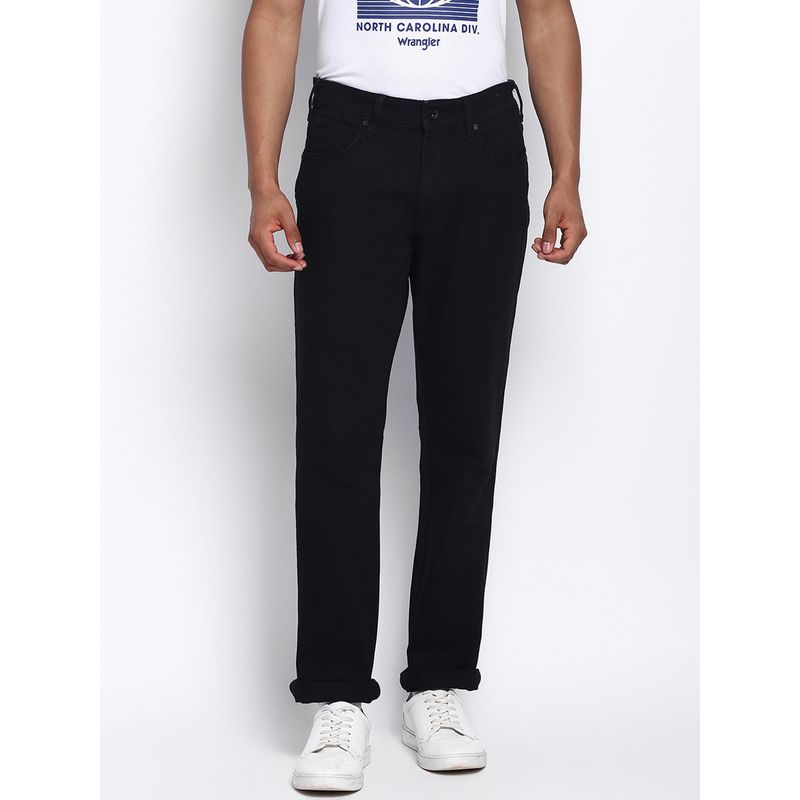 Wrangler Millard Black Regular Jeans (32)