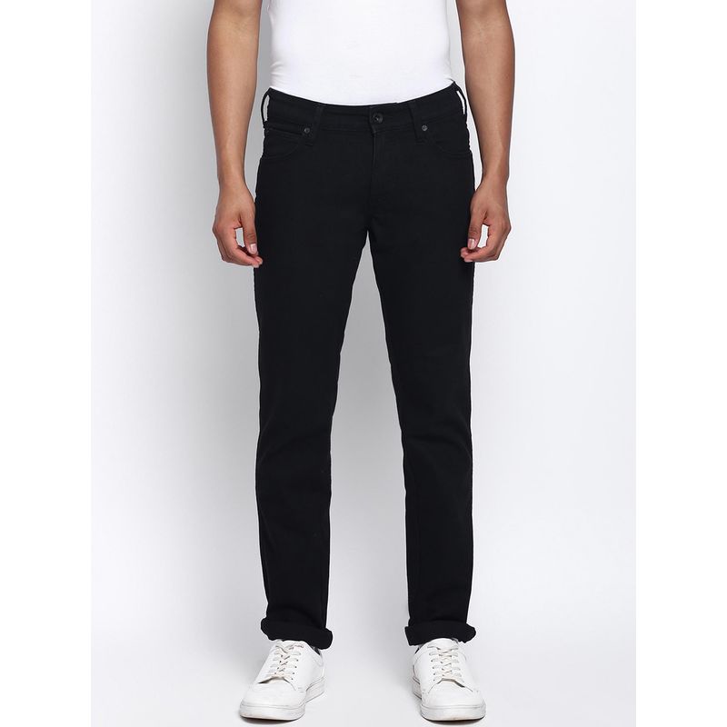 Wrangler Skanders Black Slim Jeans (30)