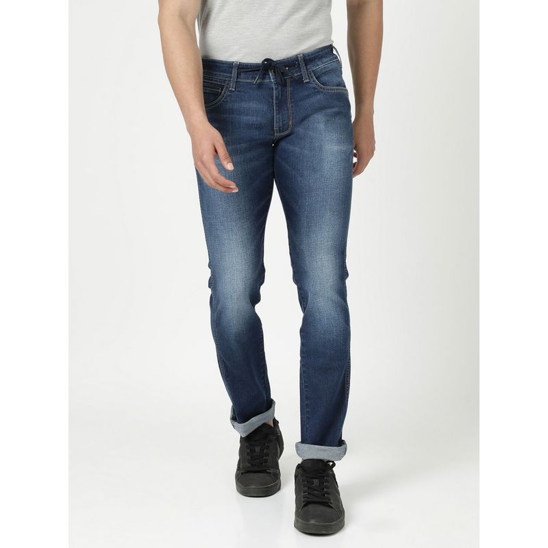 Wrangler Men Skanders Blue Jeans (Slim) (30)