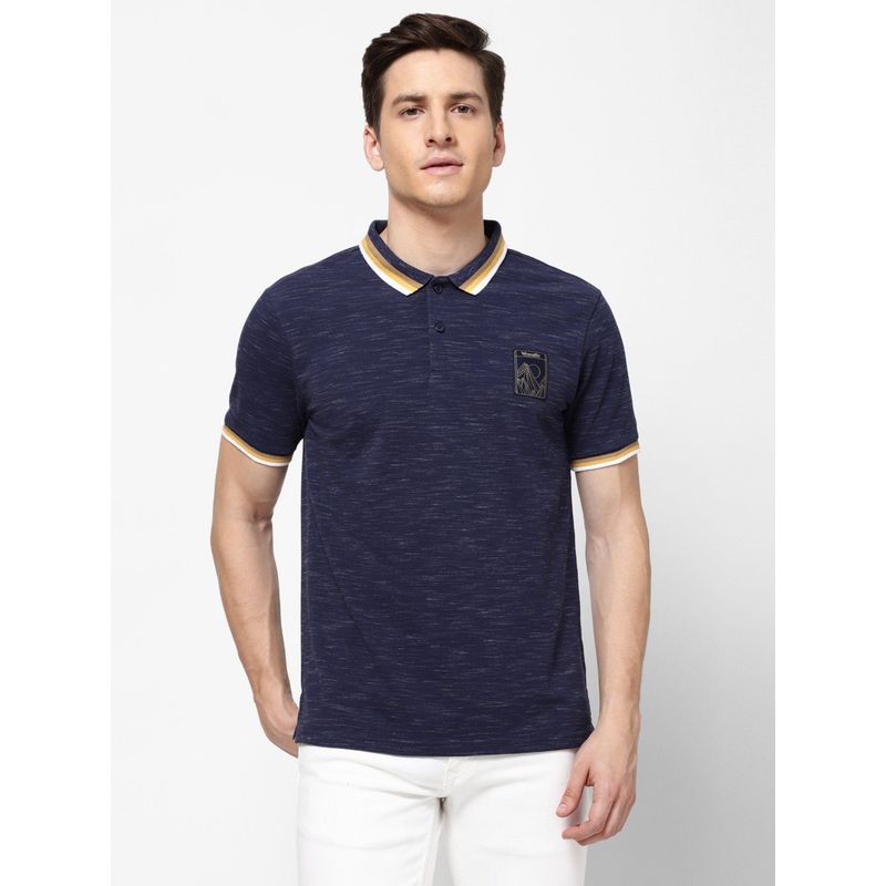 Wrangler Mens Regular Na Navy Polo T-Shirt (M)