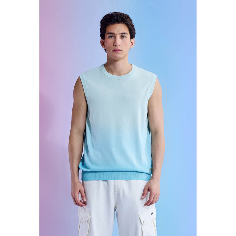 Snitch Utopia Relaxed Fit Ombre-Dyed Flat Knit Sweater (2XL)