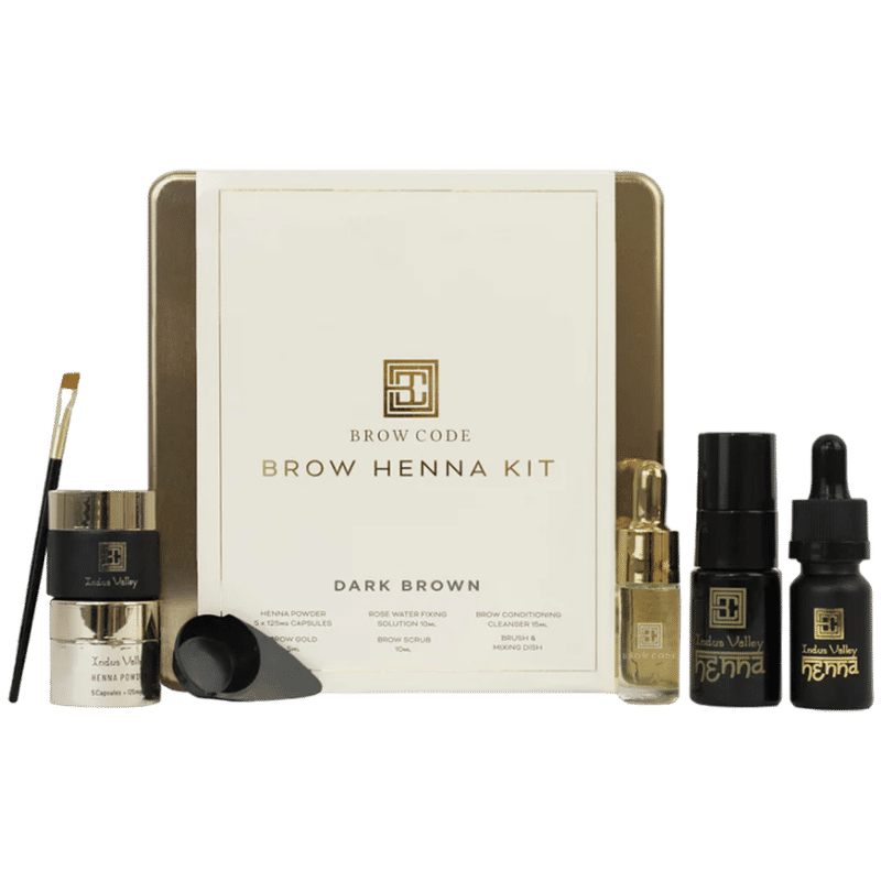 Brow Code Henna Kit-Dark Brown