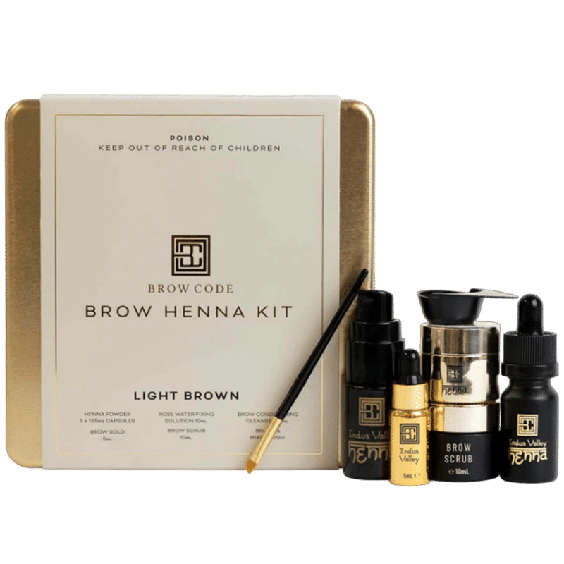 Brow Code Henna Kit-Light Brown