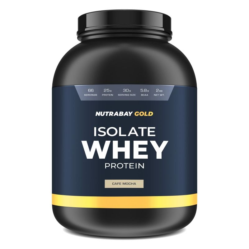 Nutrabay Gold 100% Whey Protein Isolate - Cafe Mocha