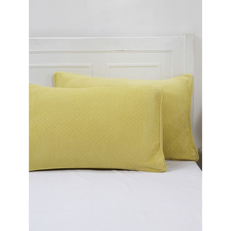 Maspar Colorart Blaize Solid Weave 256 Gsm Cotton Acid Yellow Standard