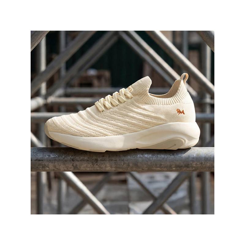 Neeman's Cream Begin Walk Glide Sneakers for Unisex (UK 10)