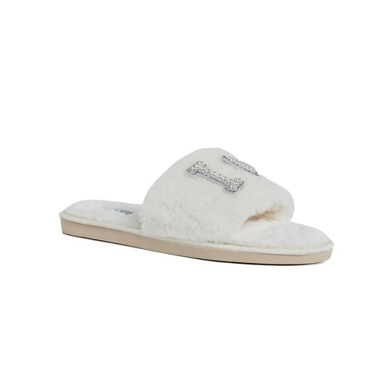 London Rag Women Beige Fur Sliders (EURO 38)