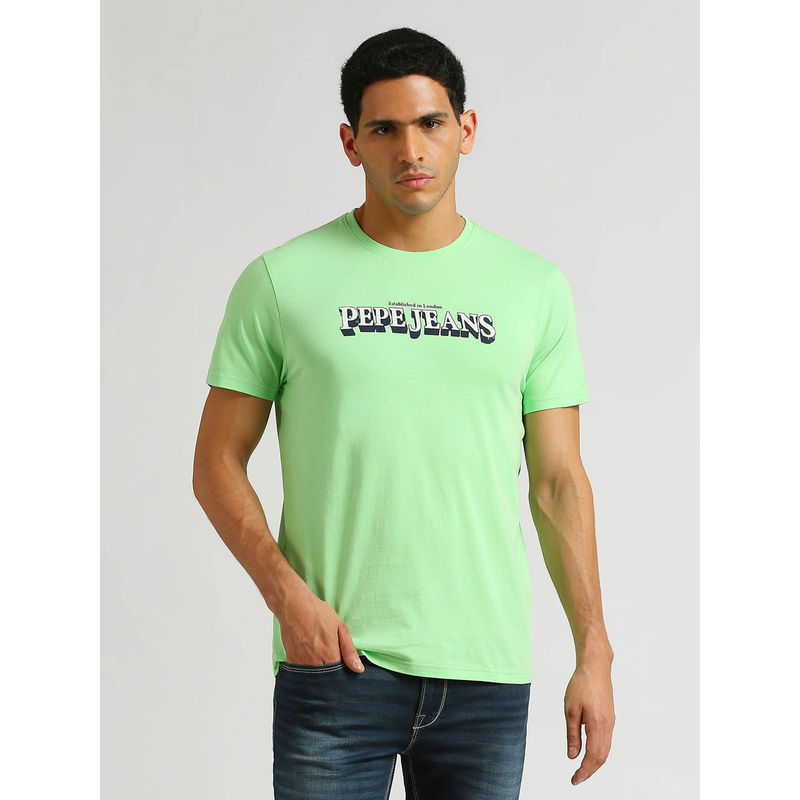 Pepe Jeans Green Short Sleeve T-Shirt (S)