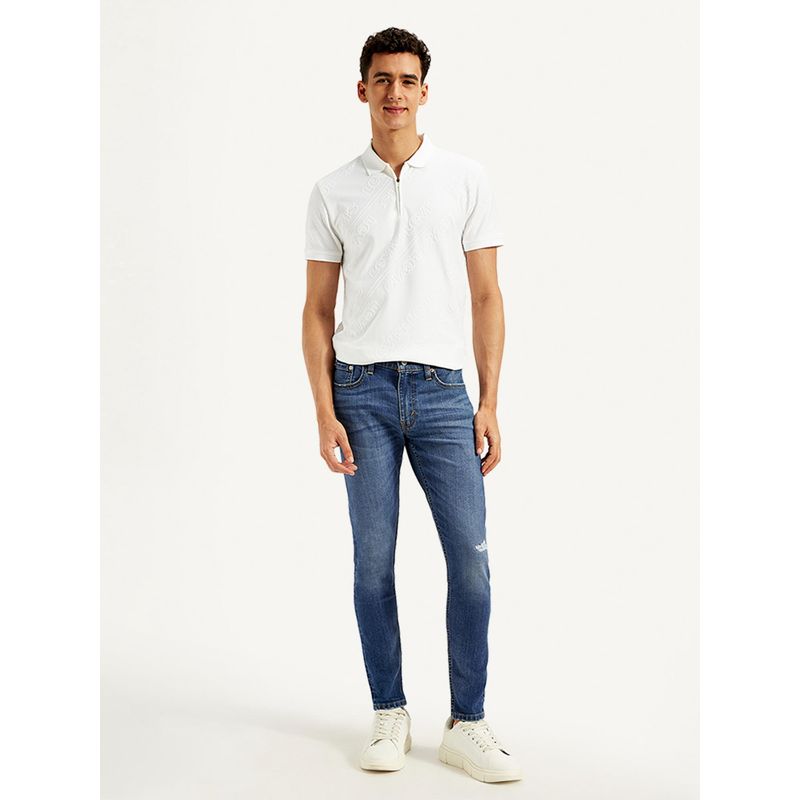Levi's Men'S Blue Skinny Fit Jeans (28)
