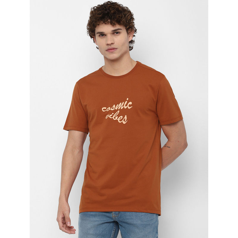 Forever 21 Brown T-Shirt (S) (S)