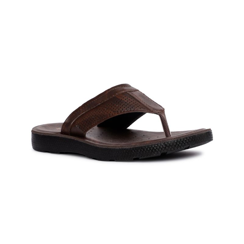 Bata Mens Slip On Casual Sandals Brown (UK 10)
