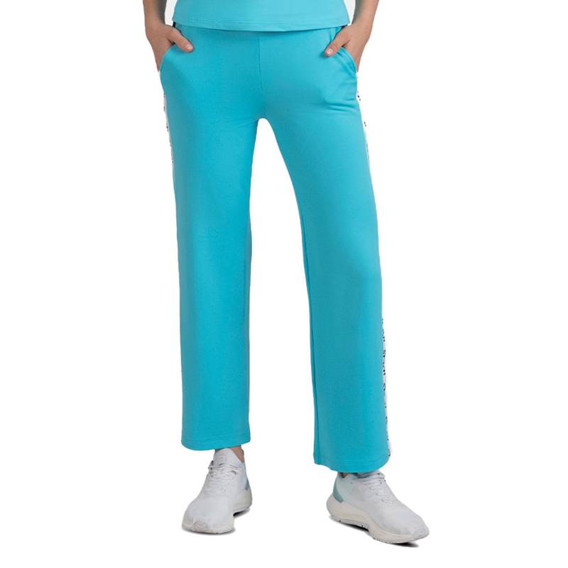 STRCH Blue Solid Regular Trackpant (L)