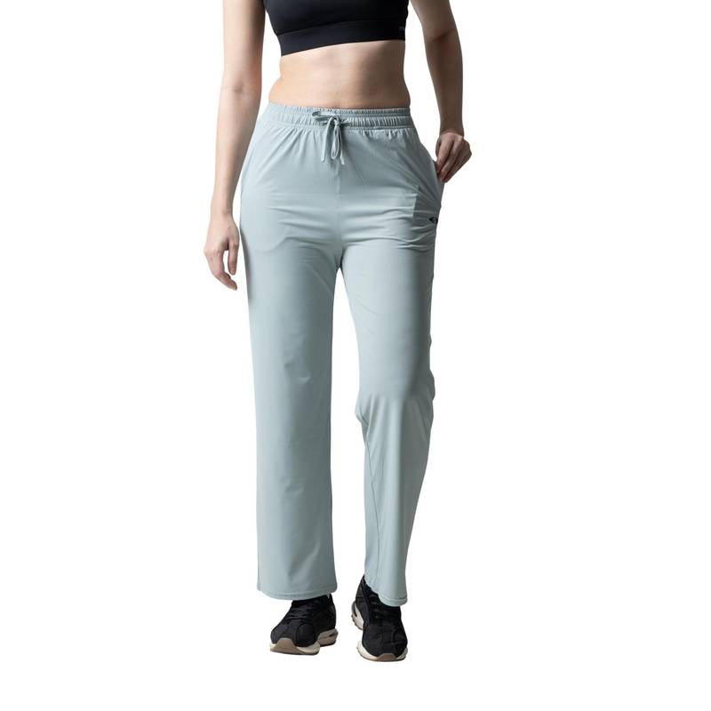 STRCH Blue Solid Regular Trackpant (L)