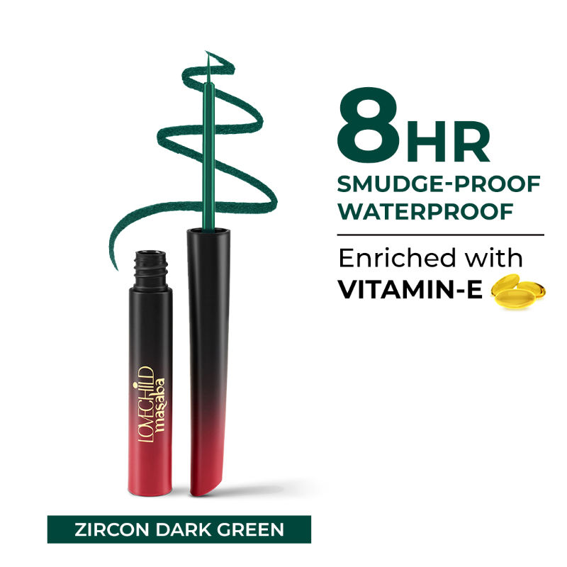LoveChild Masaba 24 Hr Smudge Proof Liquid Eyeliner - Zircon