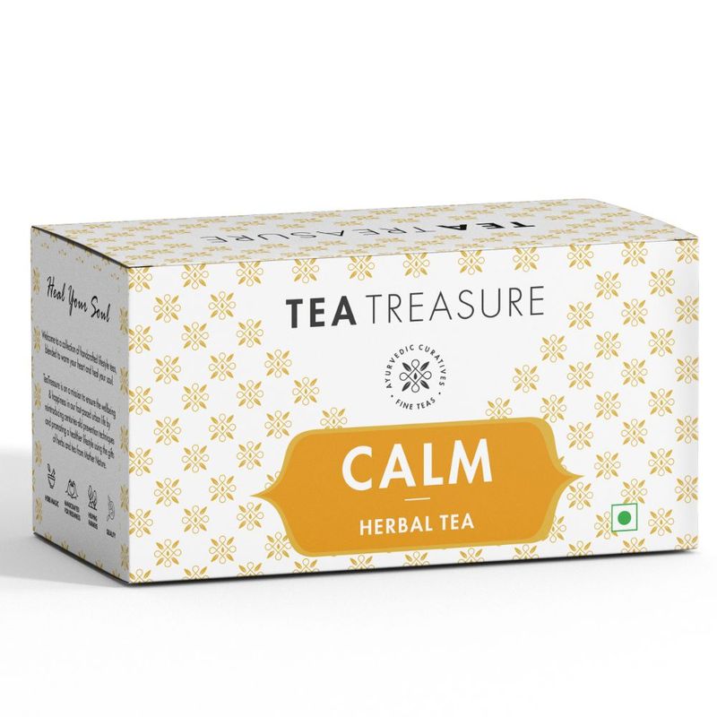 Tea Treasure Calm Tea 25 Pyramid Tea Bags