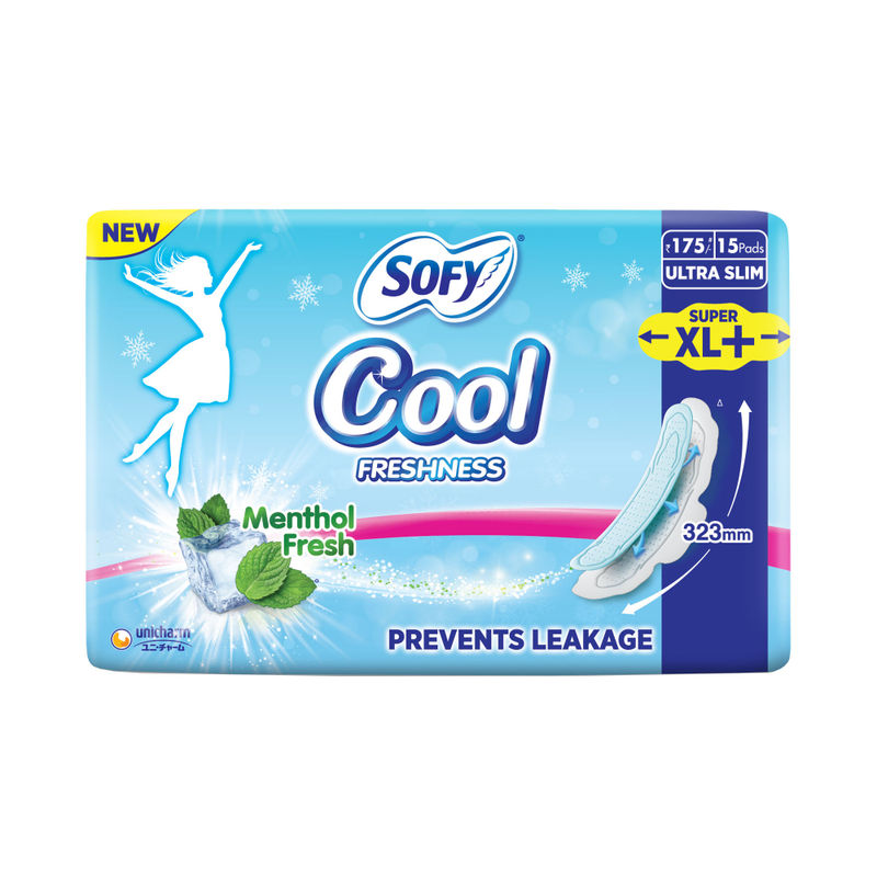 Buy Sofy Cool Super XL+ Sanitary Pads 15 Pads Online