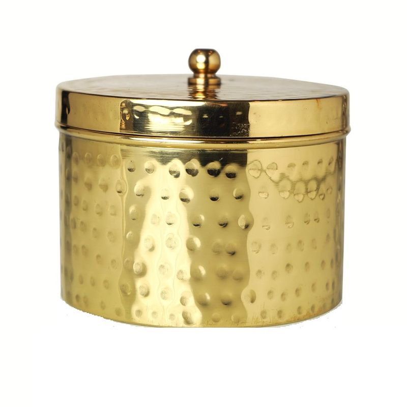 Ohria Ayurveda Sandalwood & Kesar Luxury Brass Candle