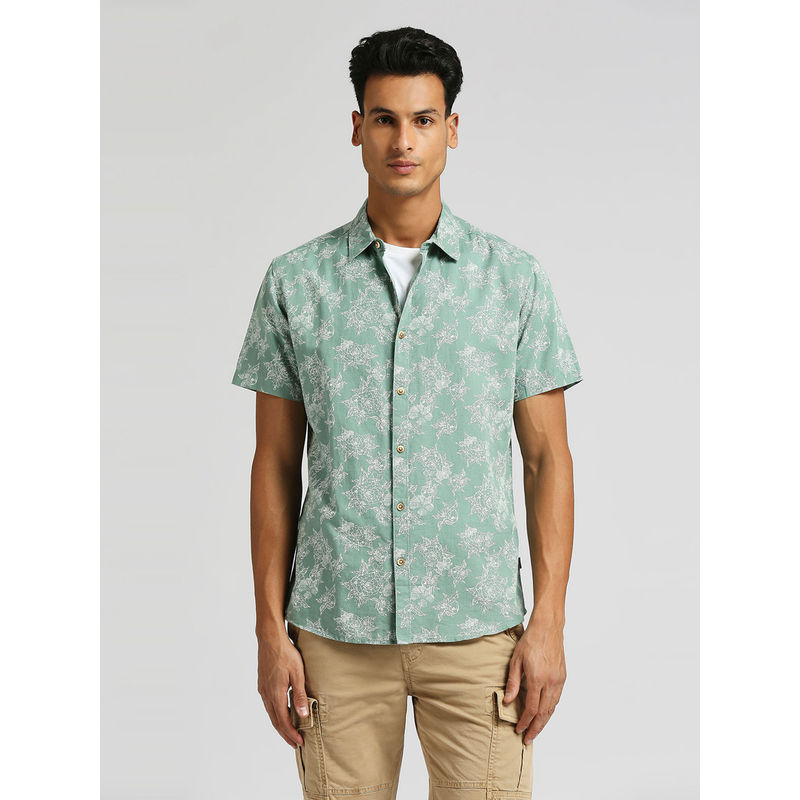 Pepe Jeans Galo Printed Linen Shirt (2XL)