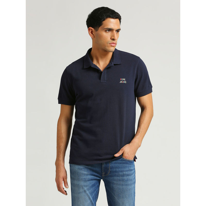 Pepe Jeans Ryley Back Printed Trendy Polo T-shirt (M)