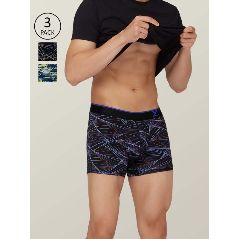 XYXX Flux Modal Innerwear Ultra-soft & Breathable Underwear for Men Multi-Color (Pack of 3) (L)