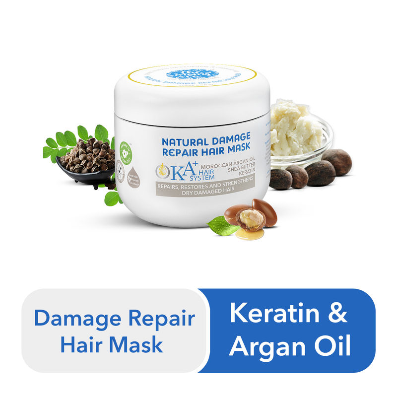 The Moms Co Natural Damage Repair Hair Mask 170ml At Nykaa Com