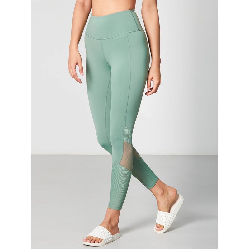Strongr.Athleisure Women Olive Green High Waist Leggings (XS)