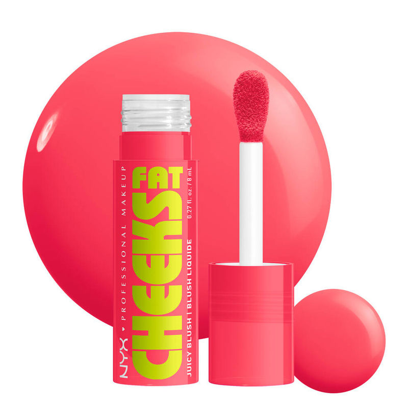 NYX Professional Makeup Fat Cheeks Juicy Liquid Blush - Bouncin Berry 06