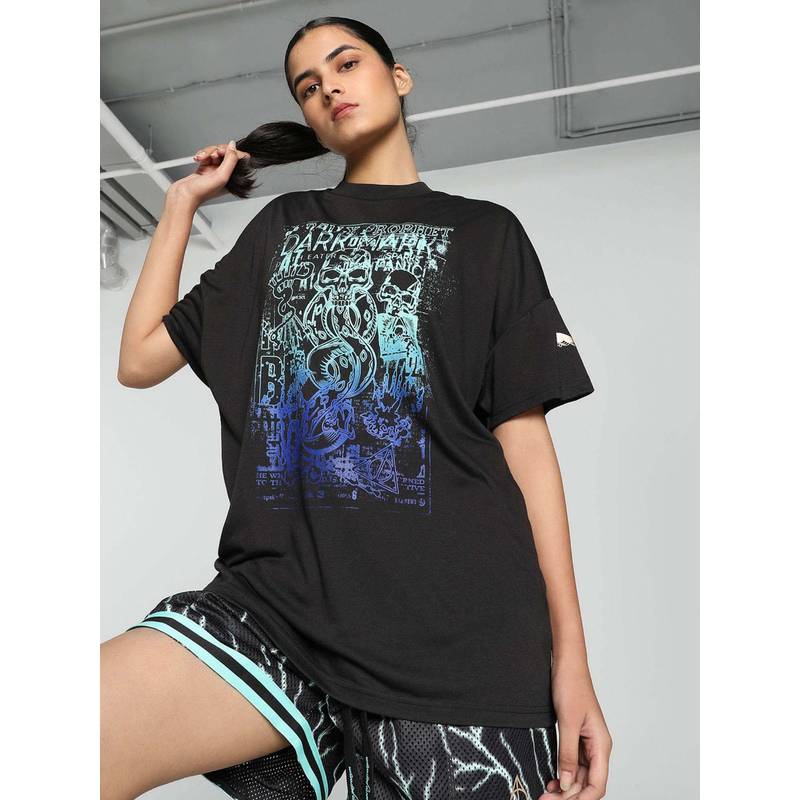Puma HARRY POTTER I Women Black T-Shirt (M) (M)