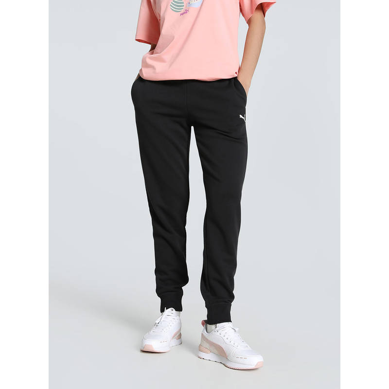 Puma Knitted Sweat Women's Black Pants (S) (S)