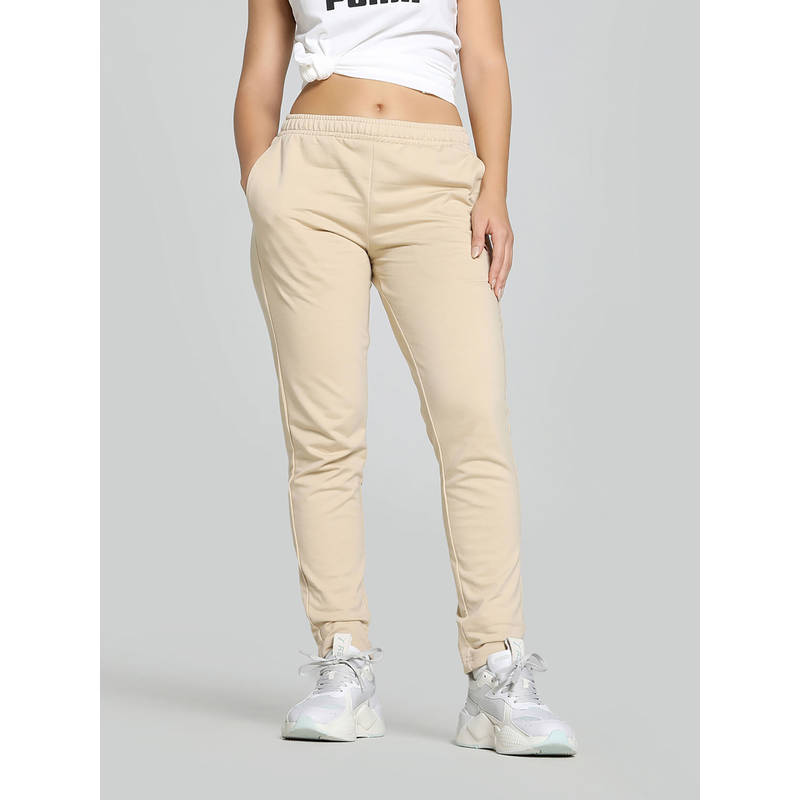 Puma Slim Fit 7/8 Women's Beige Pants (XS) (XS)