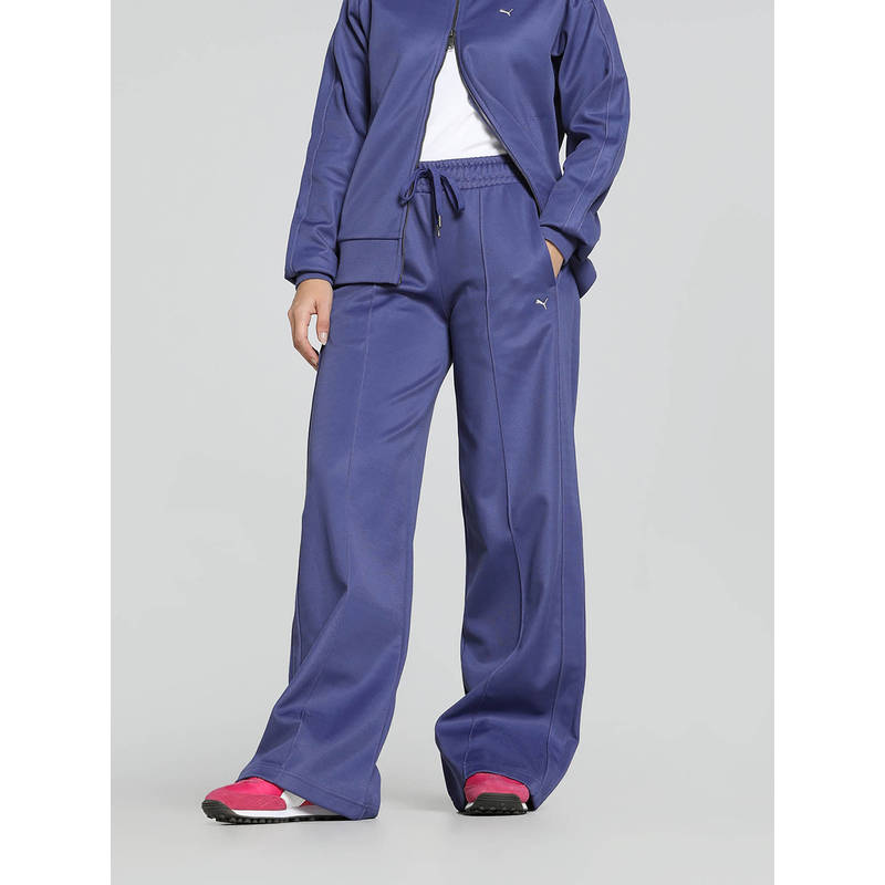 Puma T7 Women Blue Relaxed Fit Trackpant (XL) (XL)