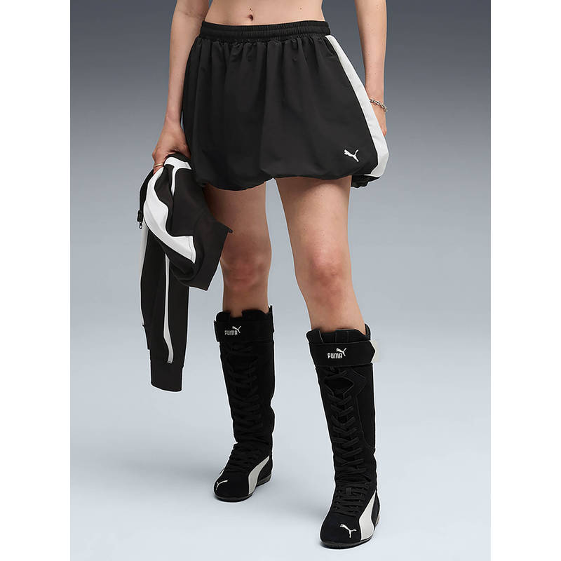 Puma Women T7 Family Medium-Rise Balloon Skirt (L) (L)