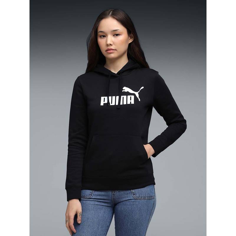 Puma Black Essentials No. 1 Logo Women Comfort Hoodie (S) (S)