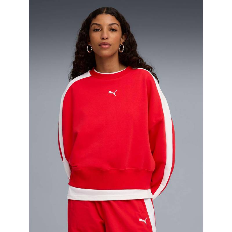 Puma T7 Over-Oversized Women's Crew Sweatshirt (L) (L)