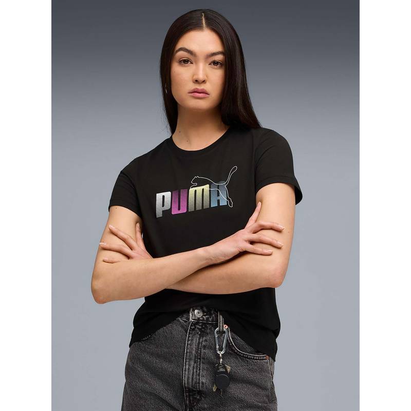 Puma Women'S Round Neck Cotton T-Shirt (XS) (XS)