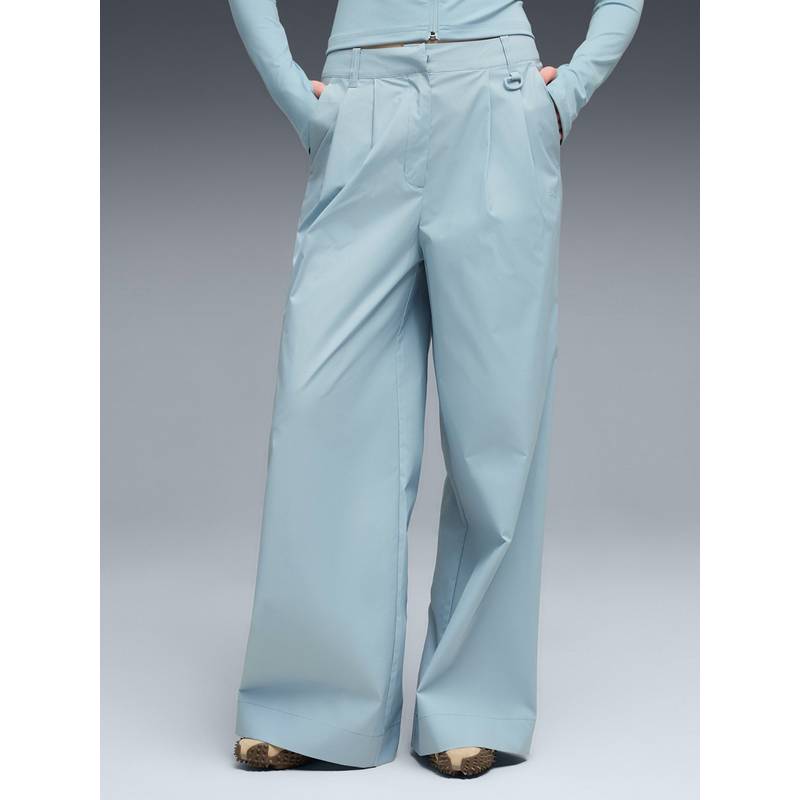 Puma Tech Sense Women's Relaxed Woven Pant-Blue (M) (M)