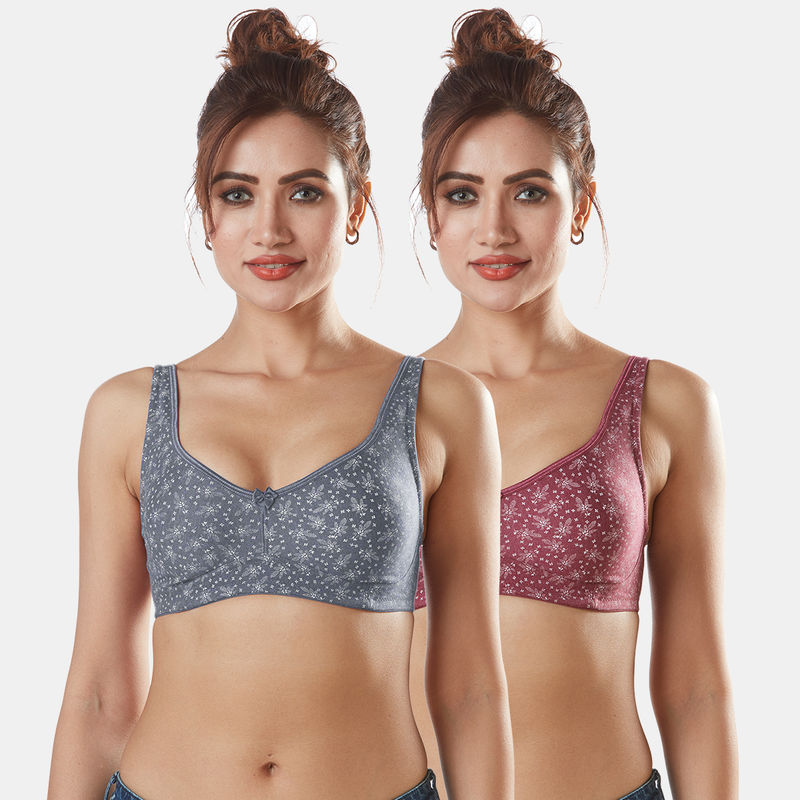 Sonari Ponds Non-padded Super Support Bra - Multi-Color (34C)