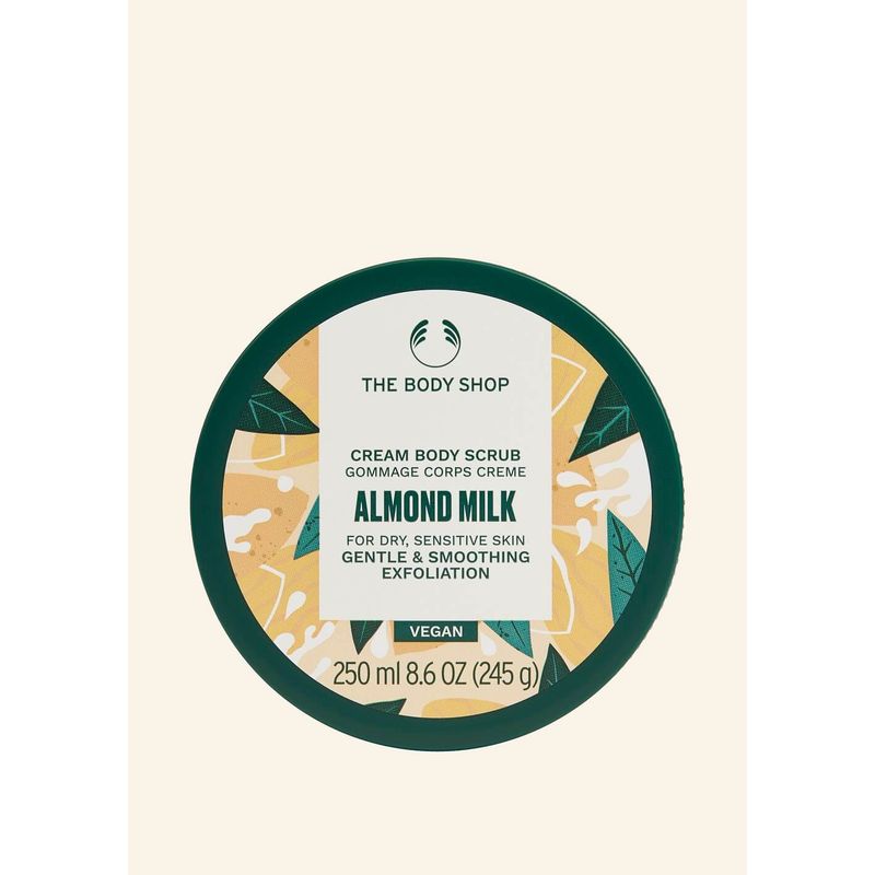 Buy The Body Shop Almond Milk Gently Exfoliating Cream Scrub Online