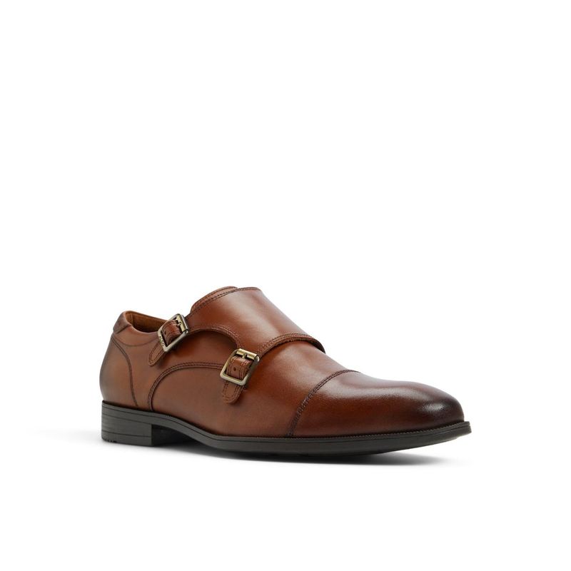 Aldo Holtlanflex-In220 Men Cognac Monk Strap Shoes (UK 7)