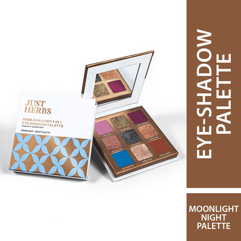 Buy Just Herbs Enriched 9 In 1 Long Lasting Eyeshadow Palette Online