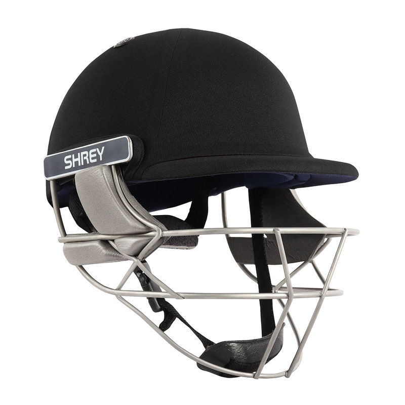 Shrey Pro Guard Air Stainless Steel-Black Cricket Helmet (L)