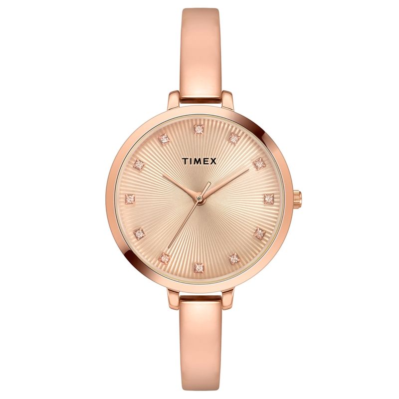 Timex Analog Rose Gold Dial Women Watch TWEL12821 Buy Timex Analog
