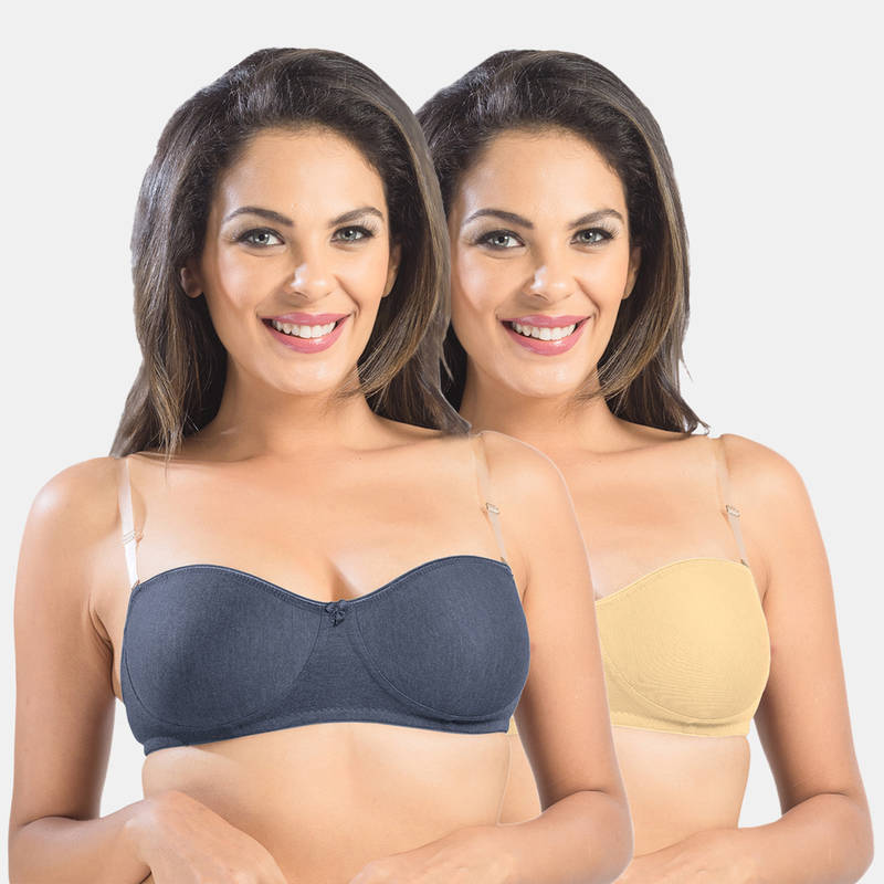 Sonari Ell-18 Double Leyerd T-Shirt Bra - Multi-Color (38B)