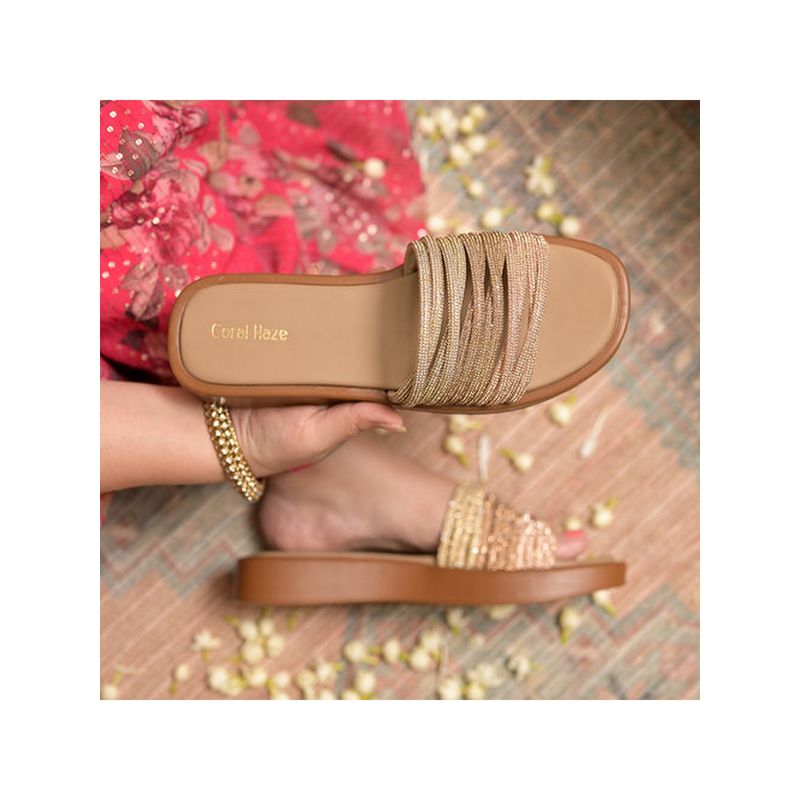 Coral Haze Sunray Gold Flats (EURO 38)