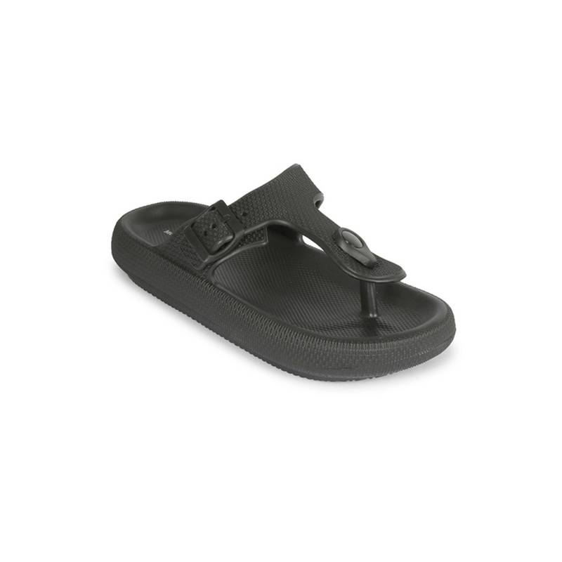 MOZAFIA Textured Womens Sandal-Black (UK 6)